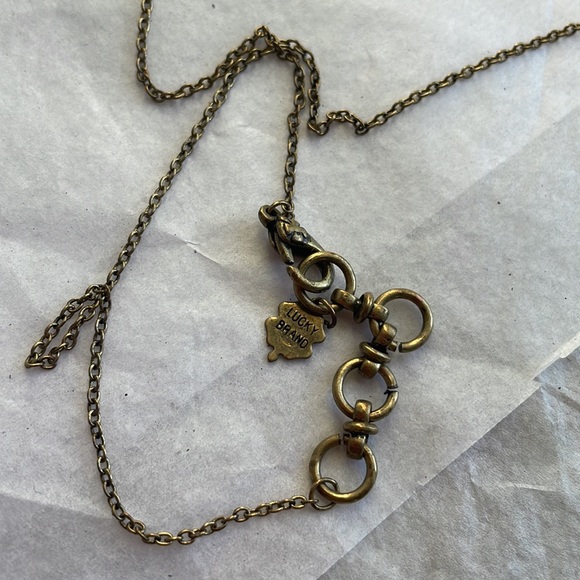 COPY - Magnifying Glass Pendant Necklace, Lucky Brand, Antique - Picture 5 of 16